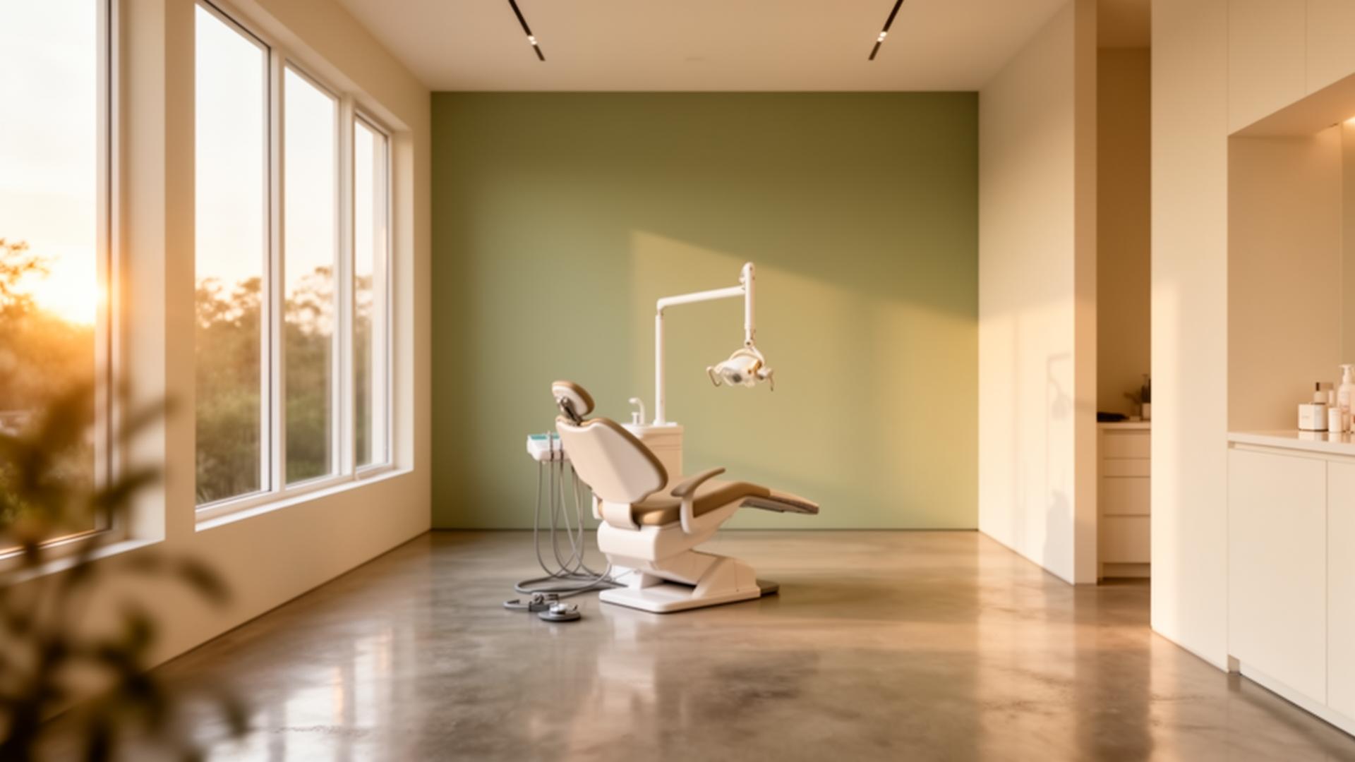 Calm, modern specialty dental clinic interior